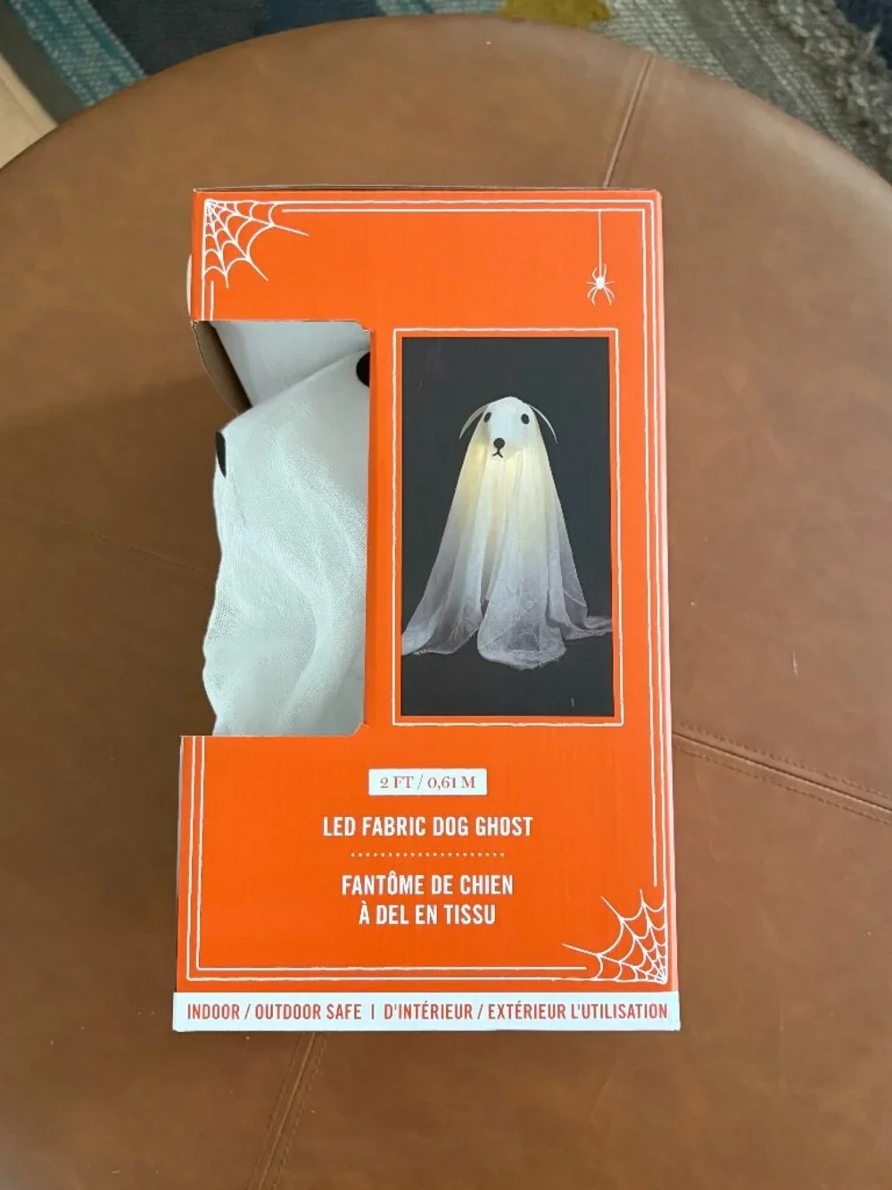 Martha Stewart 2 ft LED Fabric Dog Ghost Lighted Halloween NWT TikTok Viral